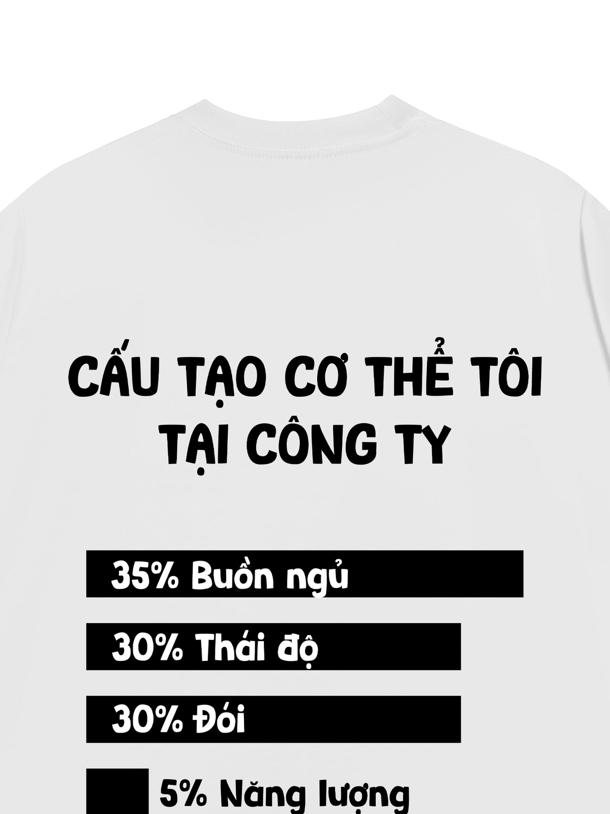 Áo Thun Relaxed Fit Cấu Tạo Cơ Thể Tôi Tại Công Ty