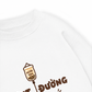 Áo Sweater Nỉ Hai Da Tụt Đường