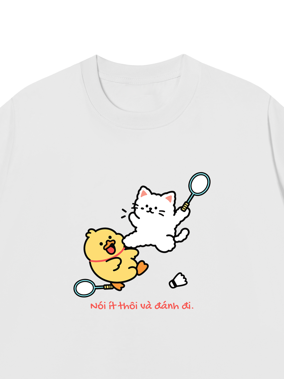 Áo Thun Relaxed Fit Nói Ít Đánh Đi