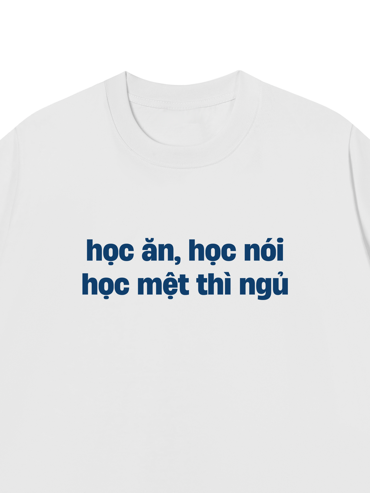 Áo Thun Relaxed Fit Học Mệt Thì Ngủ