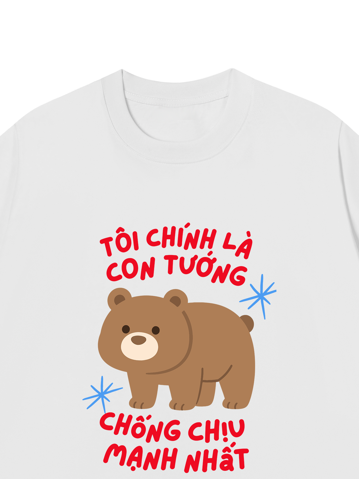 Áo Thun Relaxed Fit Con Tướng Chống Chịu