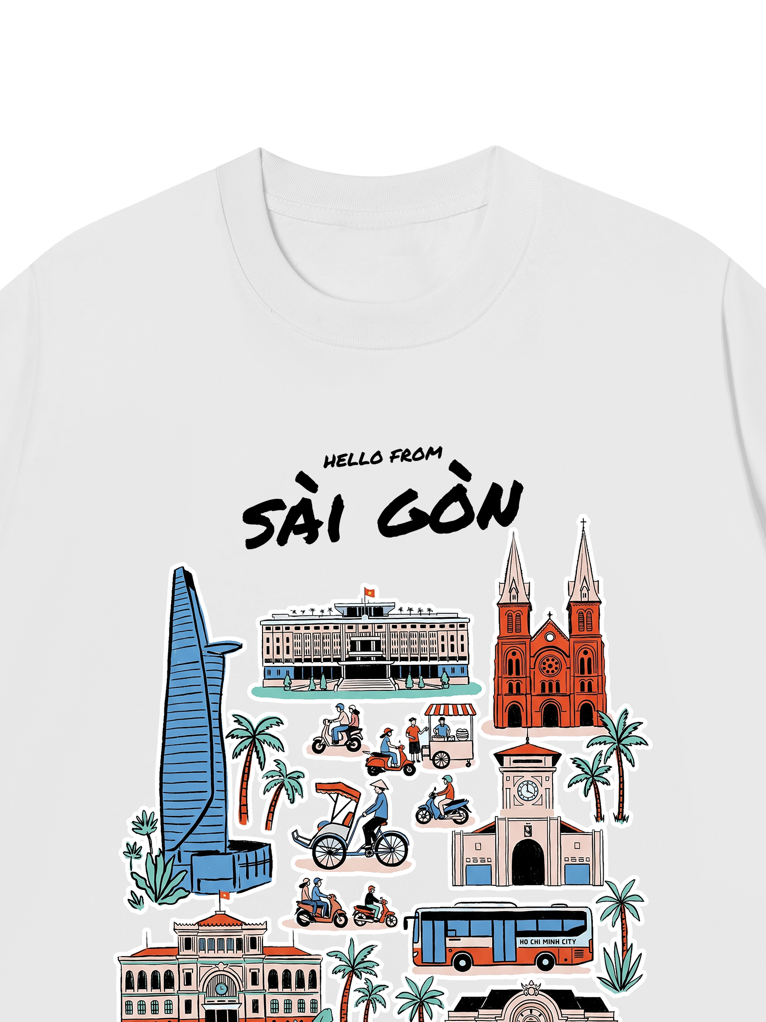 Áo Thun Relaxed Fit Hello From Sài Gòn
