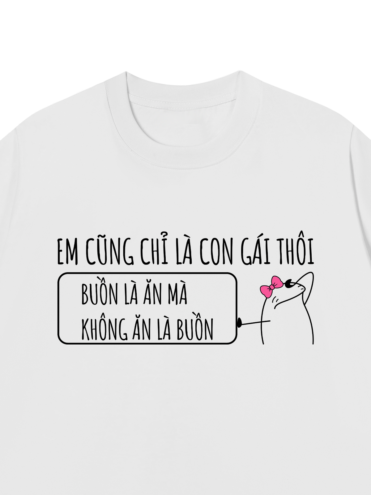 Áo Thun Relaxed Fit Em Cũng Là Con Gái Thôi