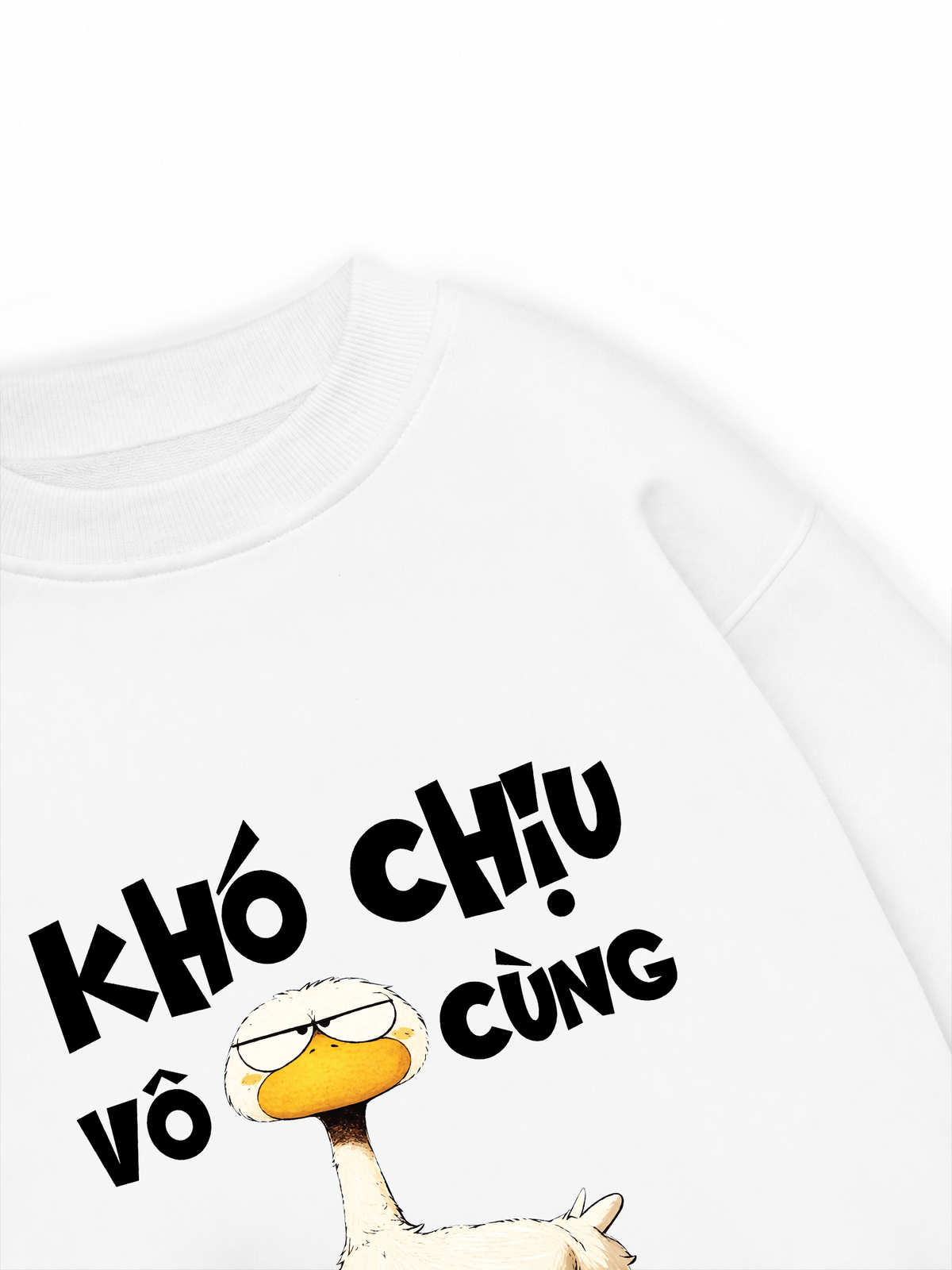 Áo Sweater Nỉ Hai Da Khó Chịu Vô Cùng