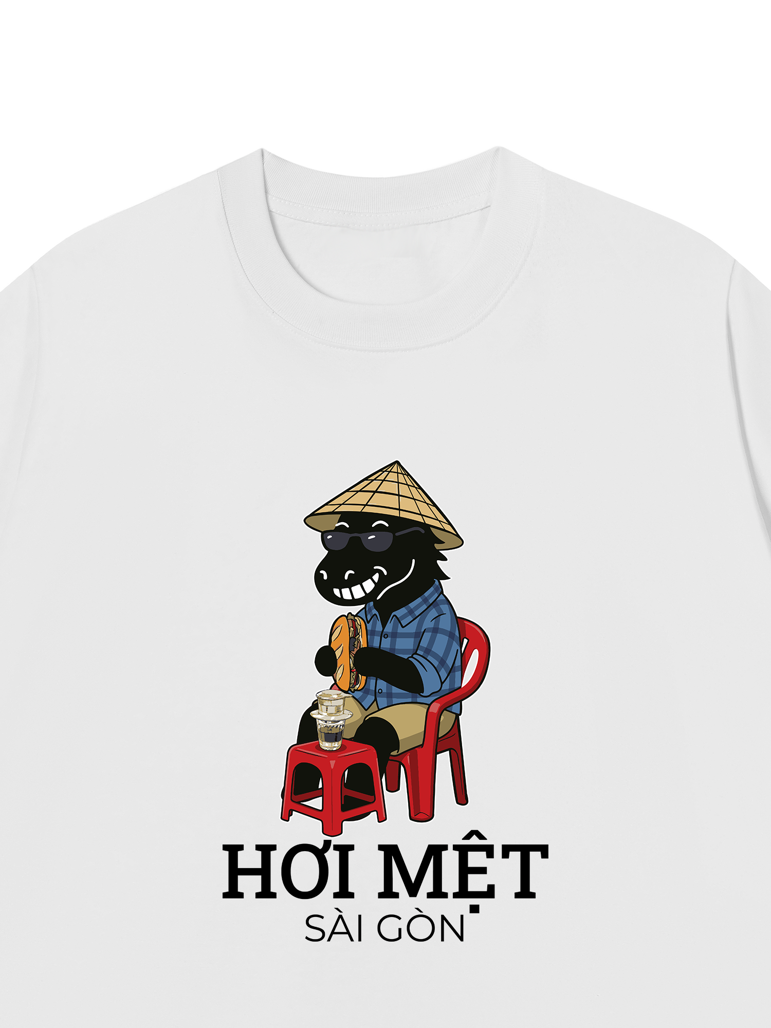 Áo Thun Relaxed Fit Sài Gòn Hơi Mệt