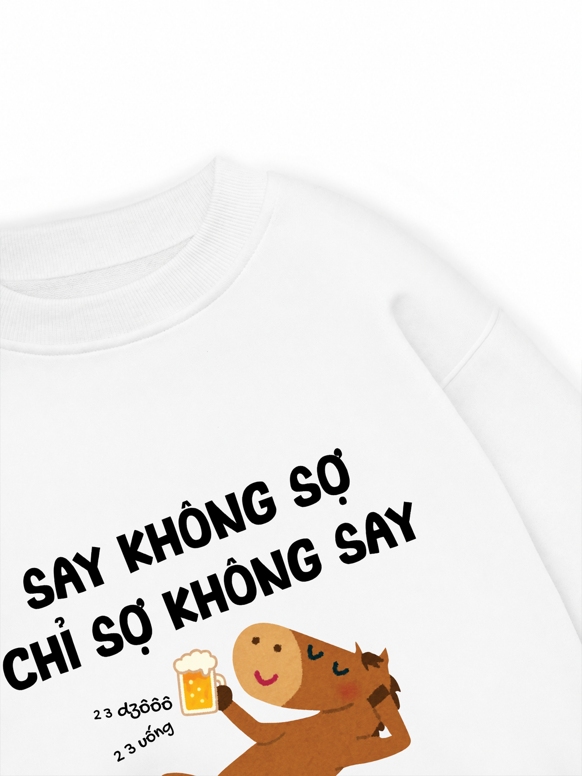 Áo Sweater Nỉ Hai Da Say Không Sợ