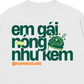 Áo Thun Relaxed Fit Em Gái Tính Nóng Như Kem