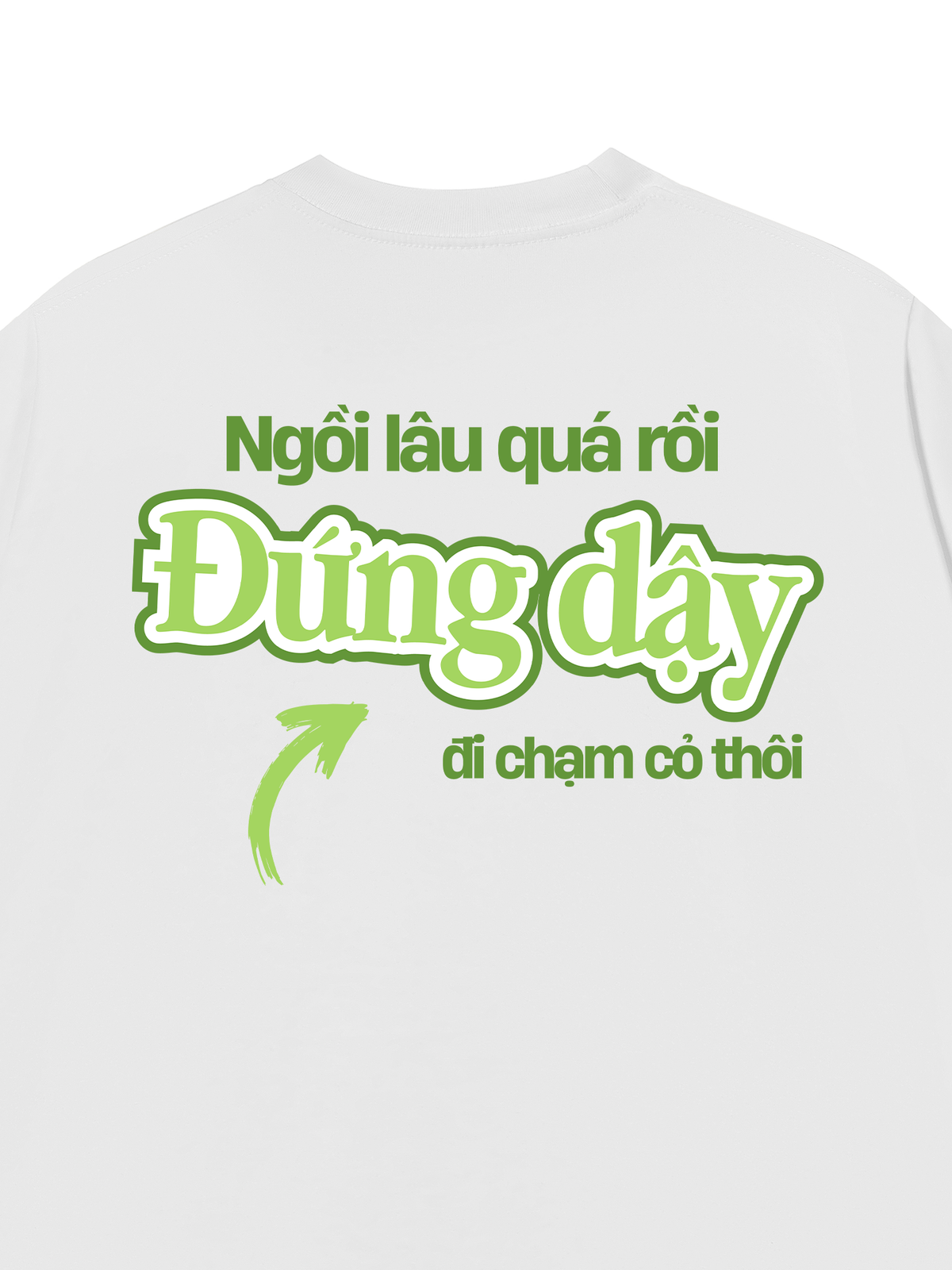 Áo Thun Relaxed Fit Đứng Dậy Chạm Cỏ