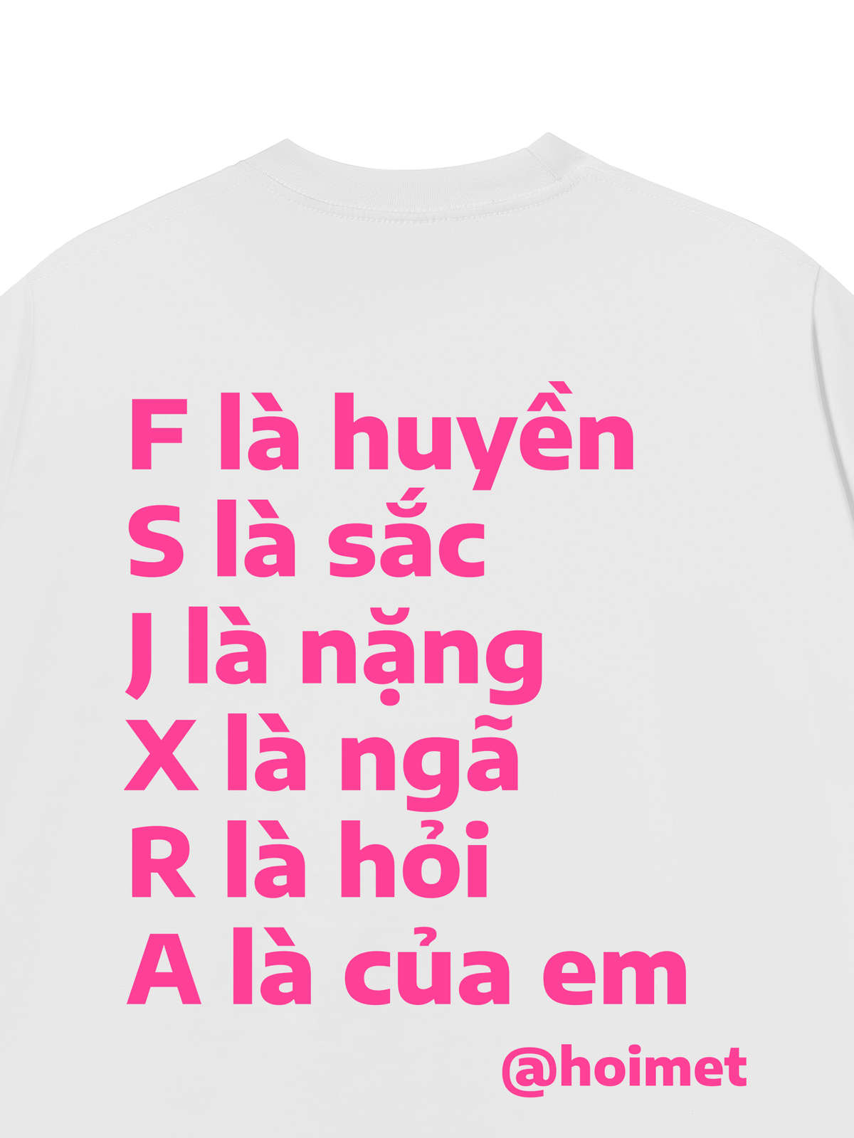 Áo Thun Relaxed Fit A Là Của Em