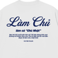 Áo Thun Relaxed Fit Làm Cả Chủ Nhật