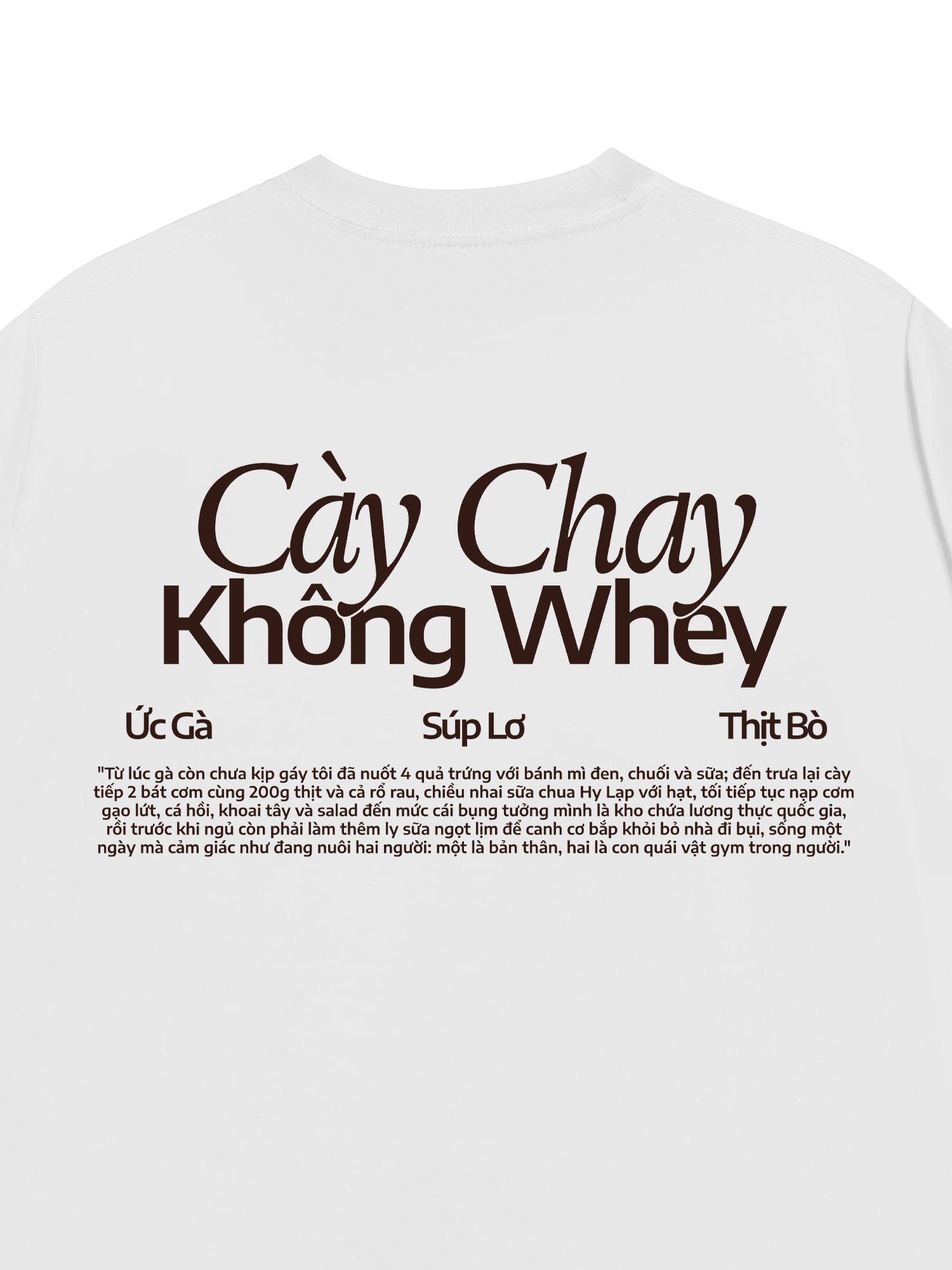 Áo Thun Relaxed Fit Cày Chay Không Whey