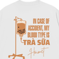 Áo Thun Relaxed Fit Blood Type Is Trà Sữa