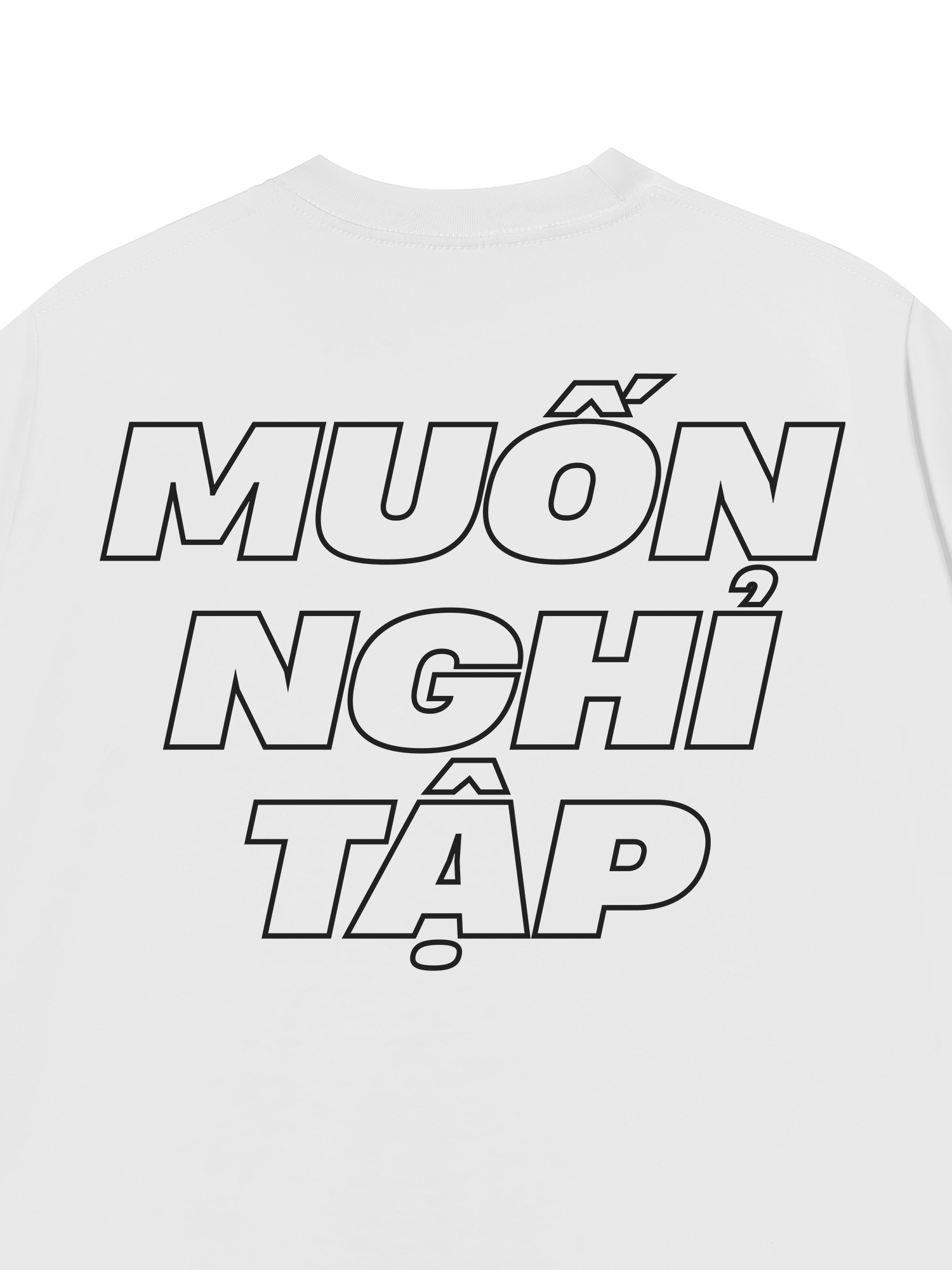 Áo Thun Relaxed Fit Muốn Nghỉ Tập Tạ