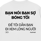 Áo Thun Relaxed Fit Bạn Nói Bạn Sợ Bóng Tối
