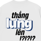 Áo Thun Relaxed Fit Thẳng Lưng Lên