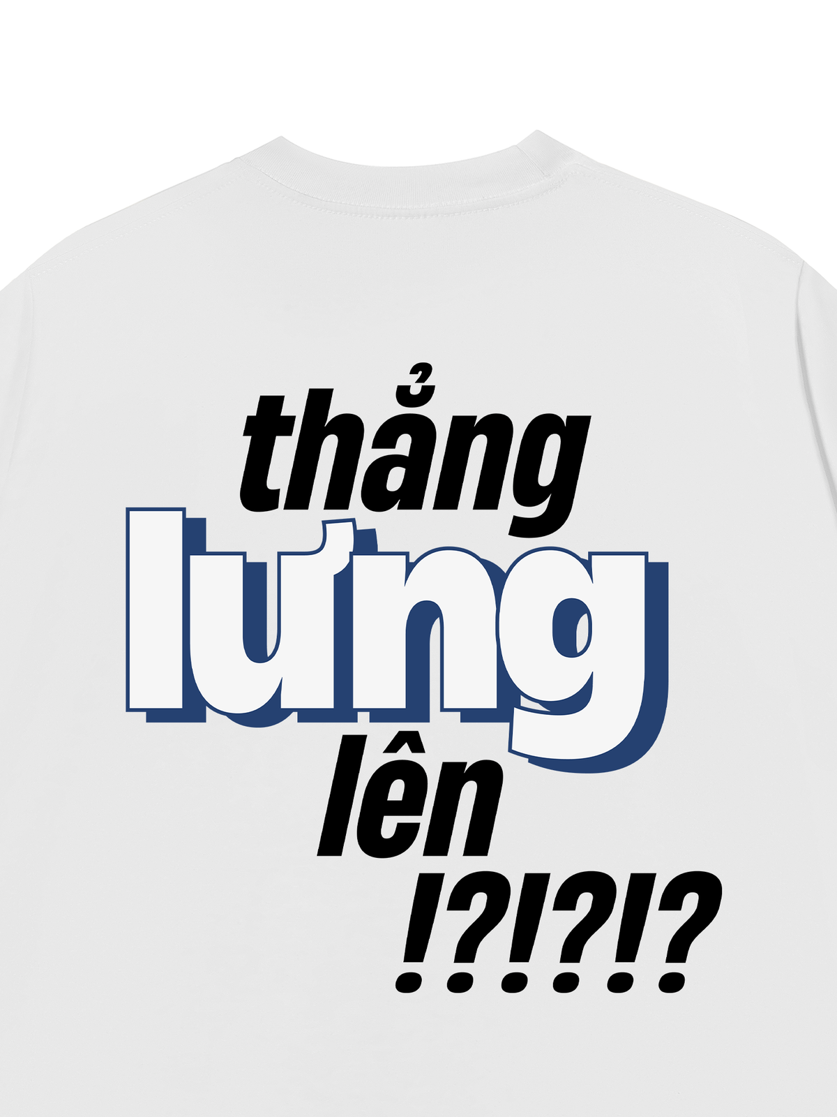 Áo Thun Relaxed Fit Thẳng Lưng Lên