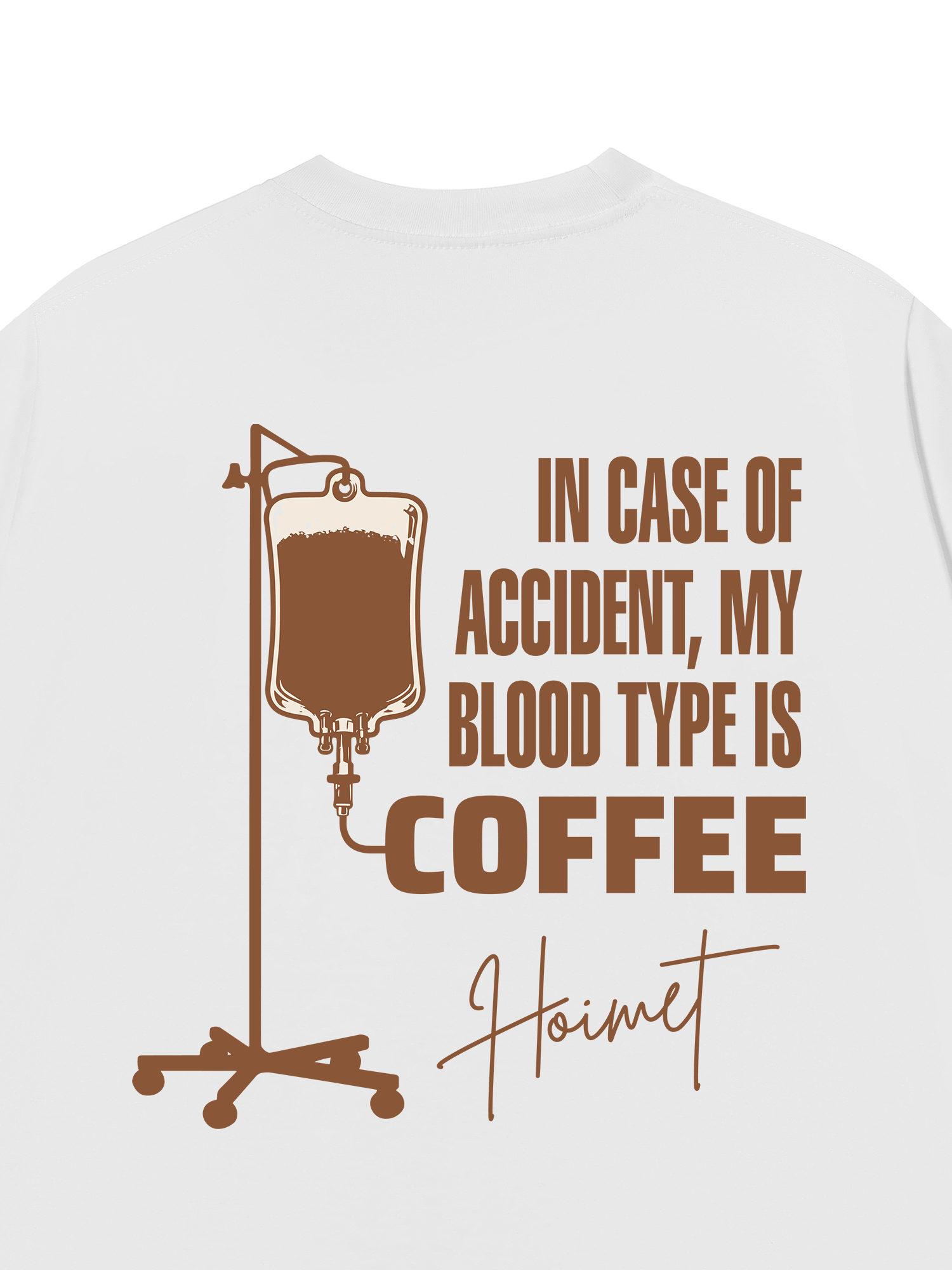 Áo Thun Relaxed Fit Blood Type Is Coffee