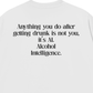 Áo Thun Relaxed Fit Alcohol Itelligence