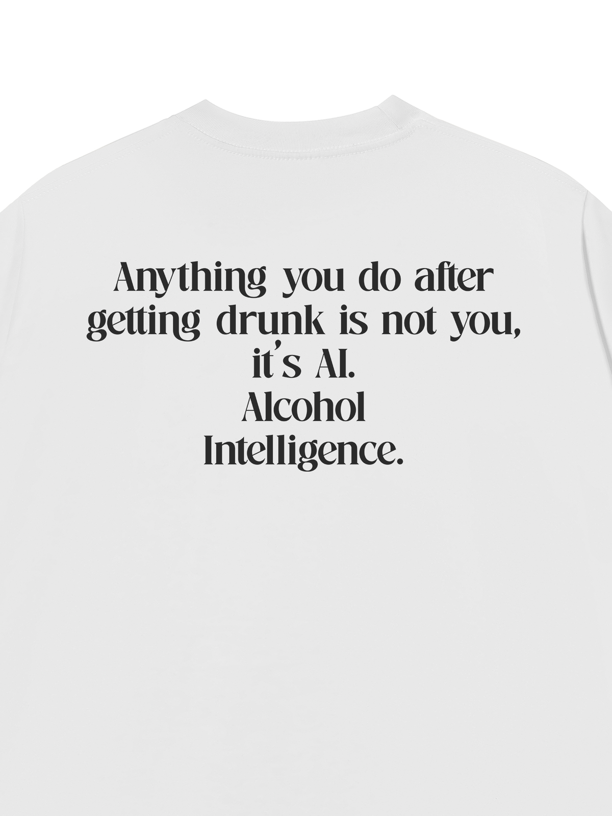 Áo Thun Relaxed Fit Alcohol Itelligence