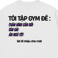 Áo Thun Relaxed Fit Lý Do Đi Tập