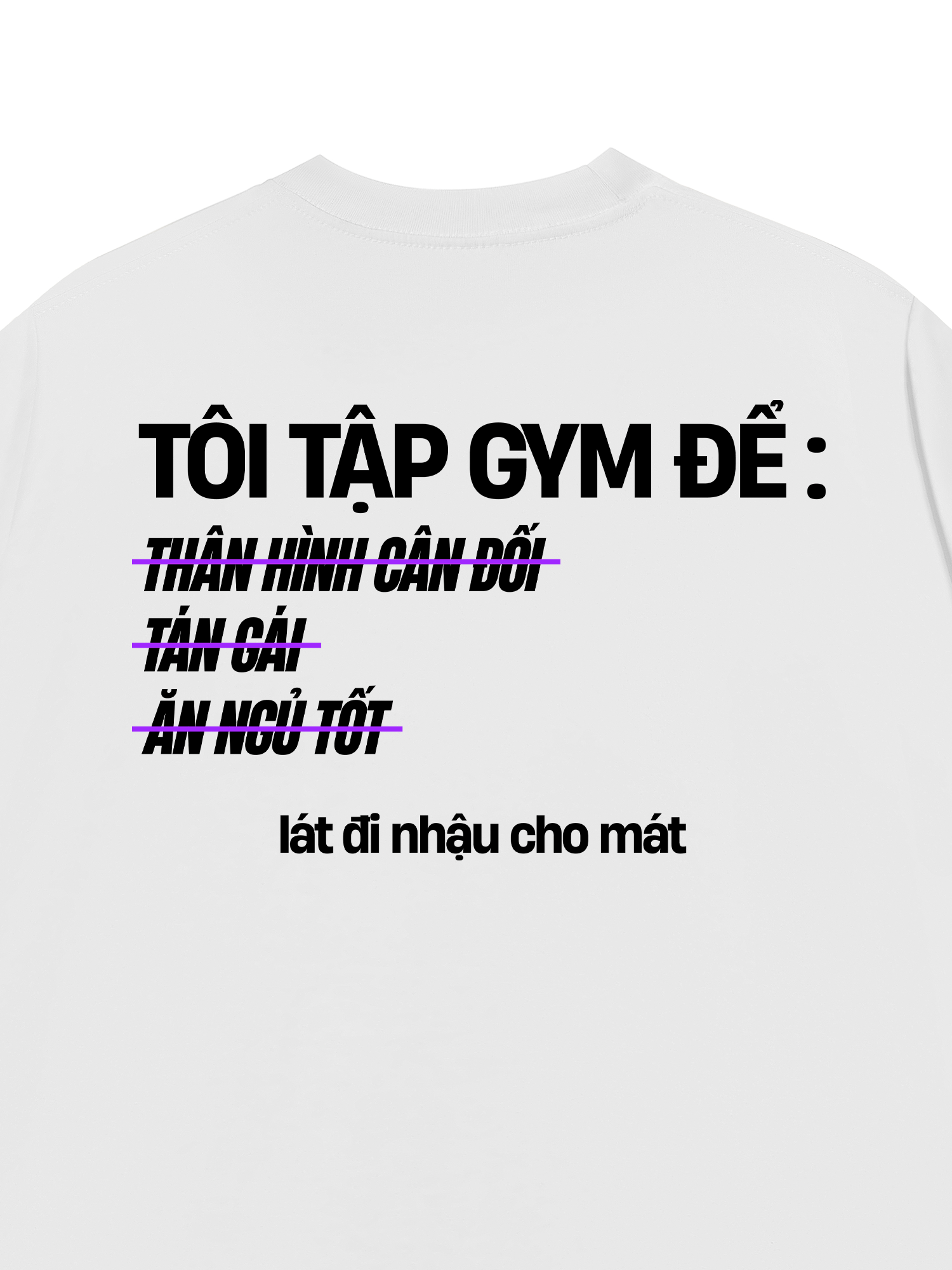 Áo Thun Relaxed Fit Lý Do Đi Tập