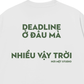 Áo Thun Relaxed Fit Nhiều DeadLine
