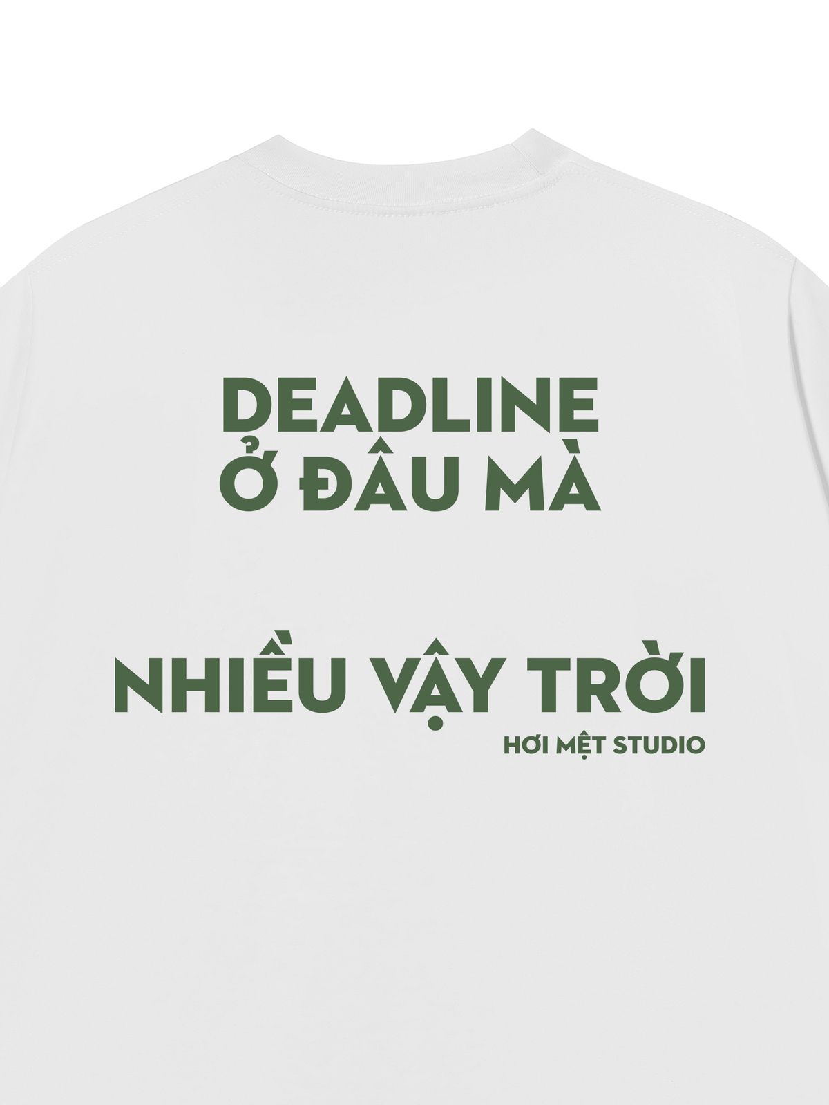 Áo Thun Relaxed Fit Nhiều DeadLine