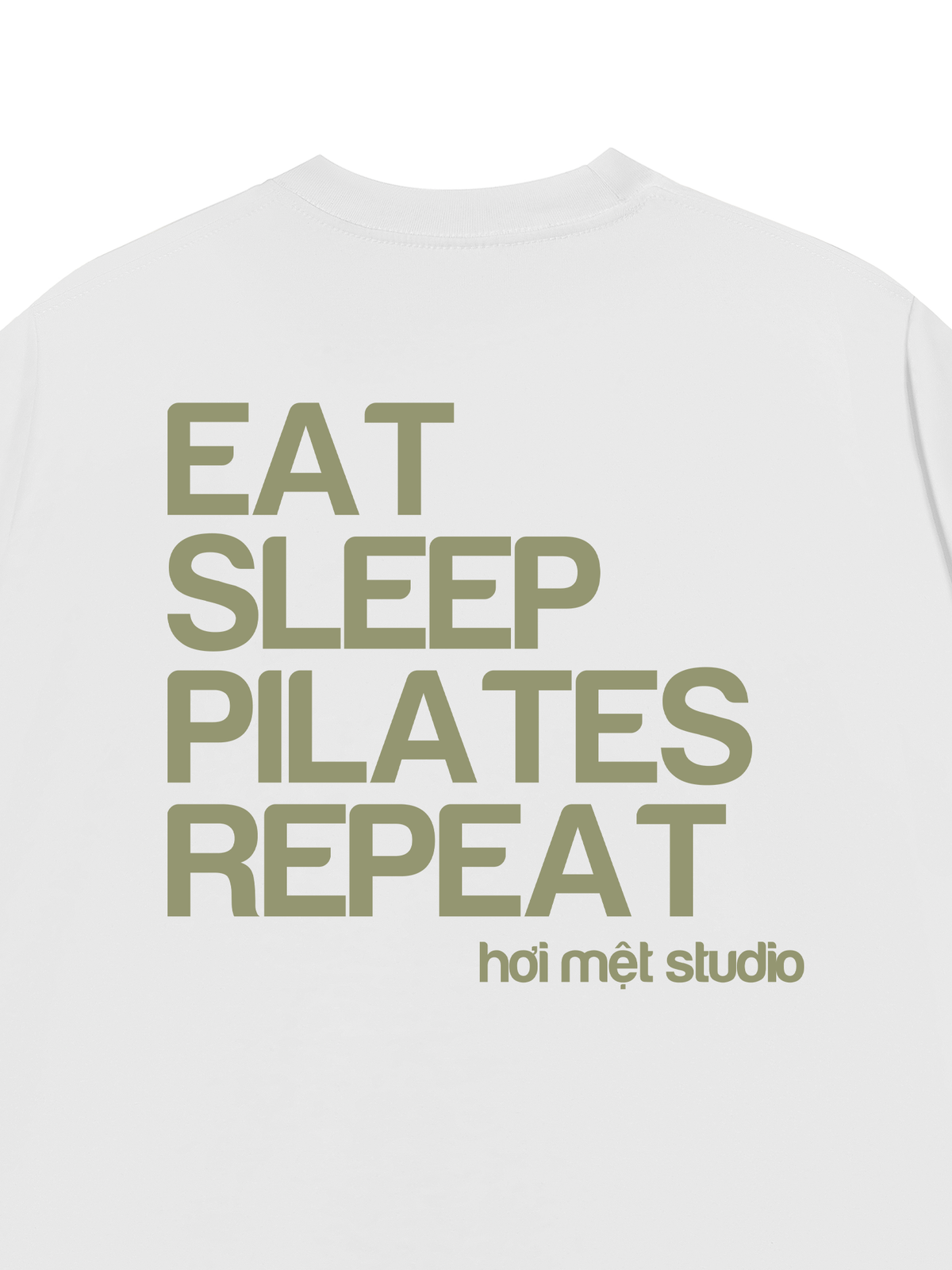 Áo Thun Relaxed Fit Eat Sleep Pilates Repeat