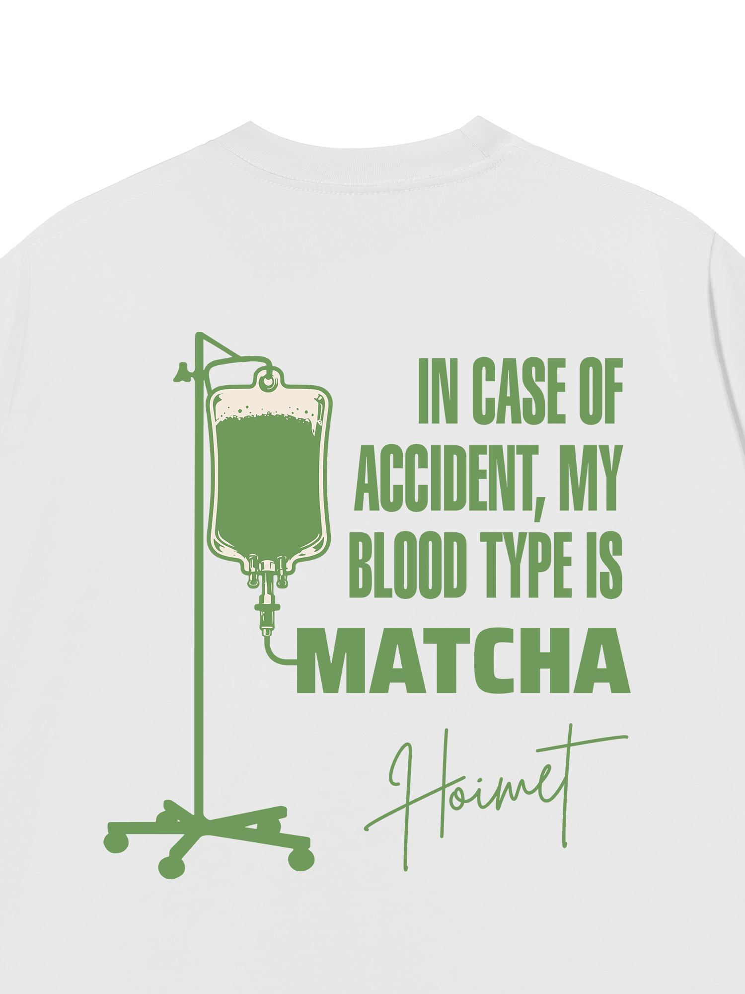 Áo Thun Relaxed Fit Blood Type Is Matcha