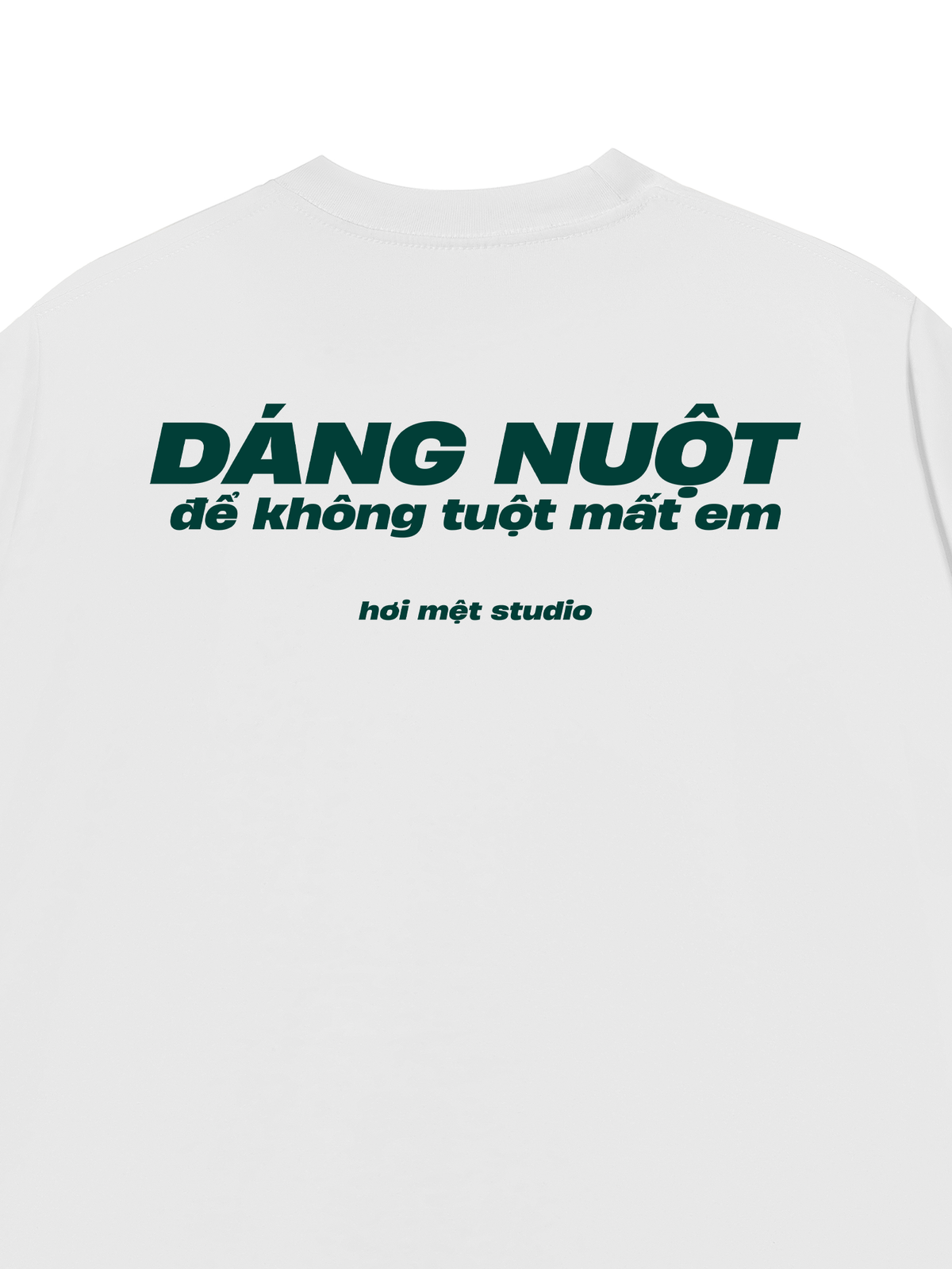 Áo Thun Relaxed Fit Dáng Nuột Không Tuột Mất Em