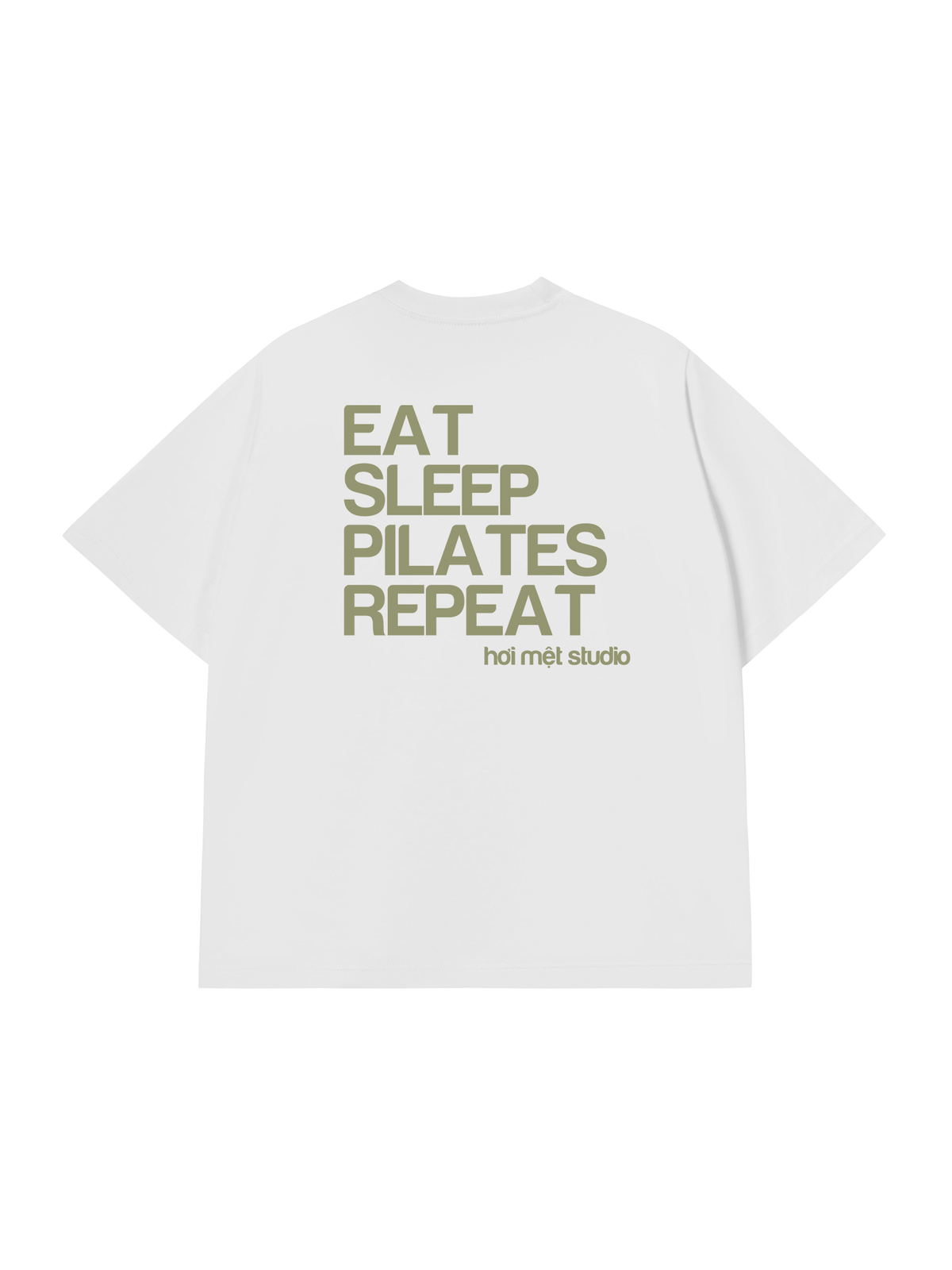 Áo Thun Relaxed Fit Eat Sleep Pilates Repeat