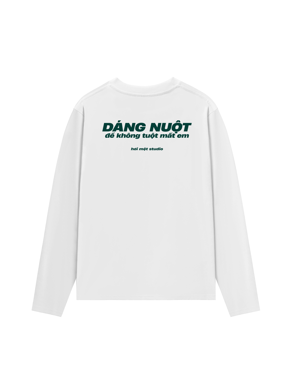 Áo Dài Tay Dáng Nuột Không Tuột Mất Em