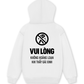 Áo Hoodie Nỉ Hai Da Vui Lòng Không Hoảng Loạn Khi Thấy Gái Xinh