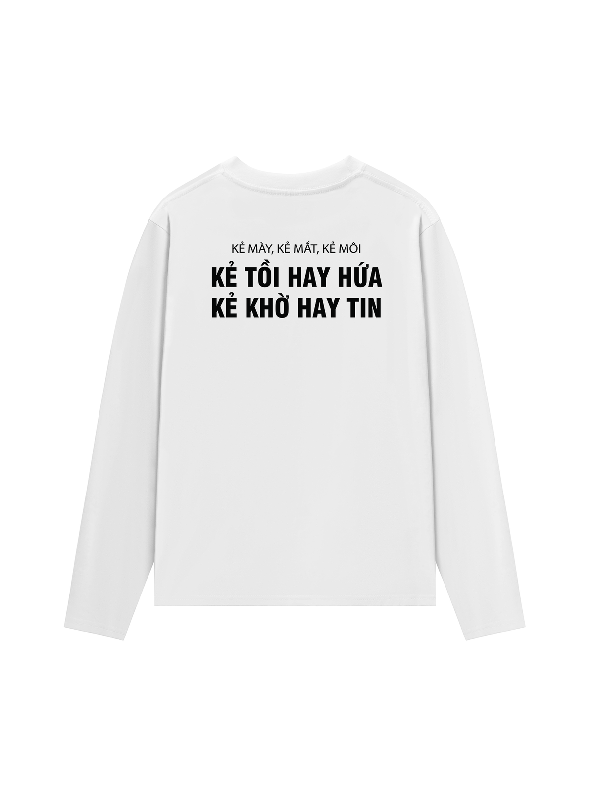 Áo Dài Tay Kẻ Mày Kẻ Mắt Kẻ Môi