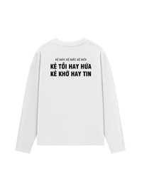 Áo Dài Tay Kẻ Mày Kẻ Mắt Kẻ Môi