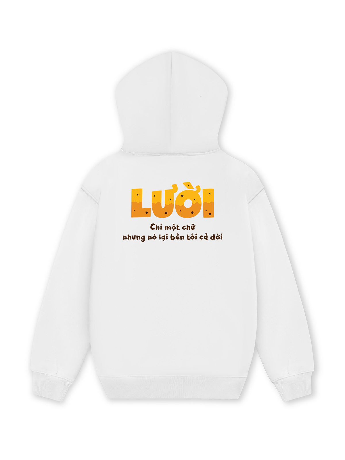 Áo Hoodie Nỉ Hai Da Lười