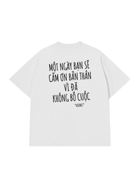 Áo Thun Relaxed Fit Cảm Ơn Bản Thân