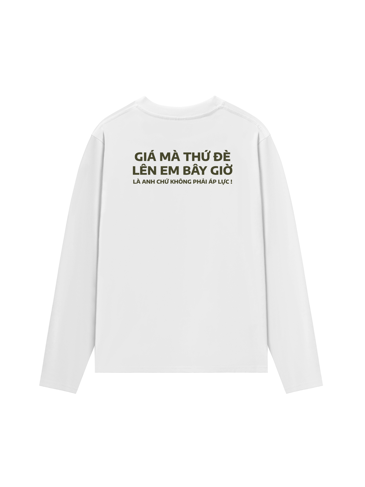 Áo Dài Tay Đè Lên Em
