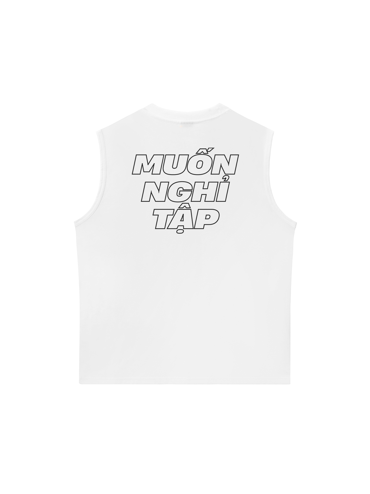 Áo Ba Lỗ Relaxed Fit Muốn Nghỉ Tập Tạ