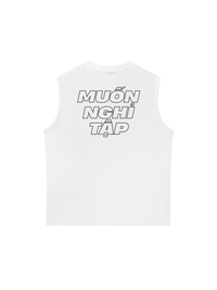 Áo Ba Lỗ Relaxed Fit Muốn Nghỉ Tập Tạ