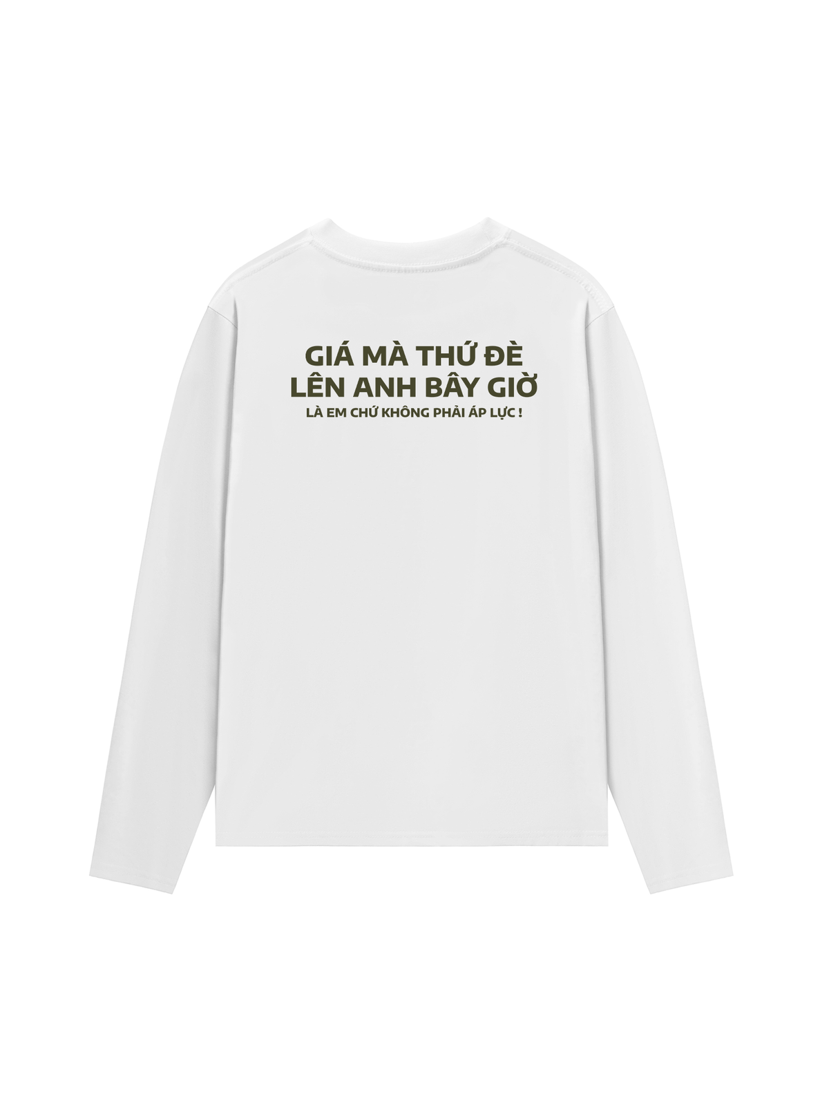 Áo Dài Tay Đè Lên Anh
