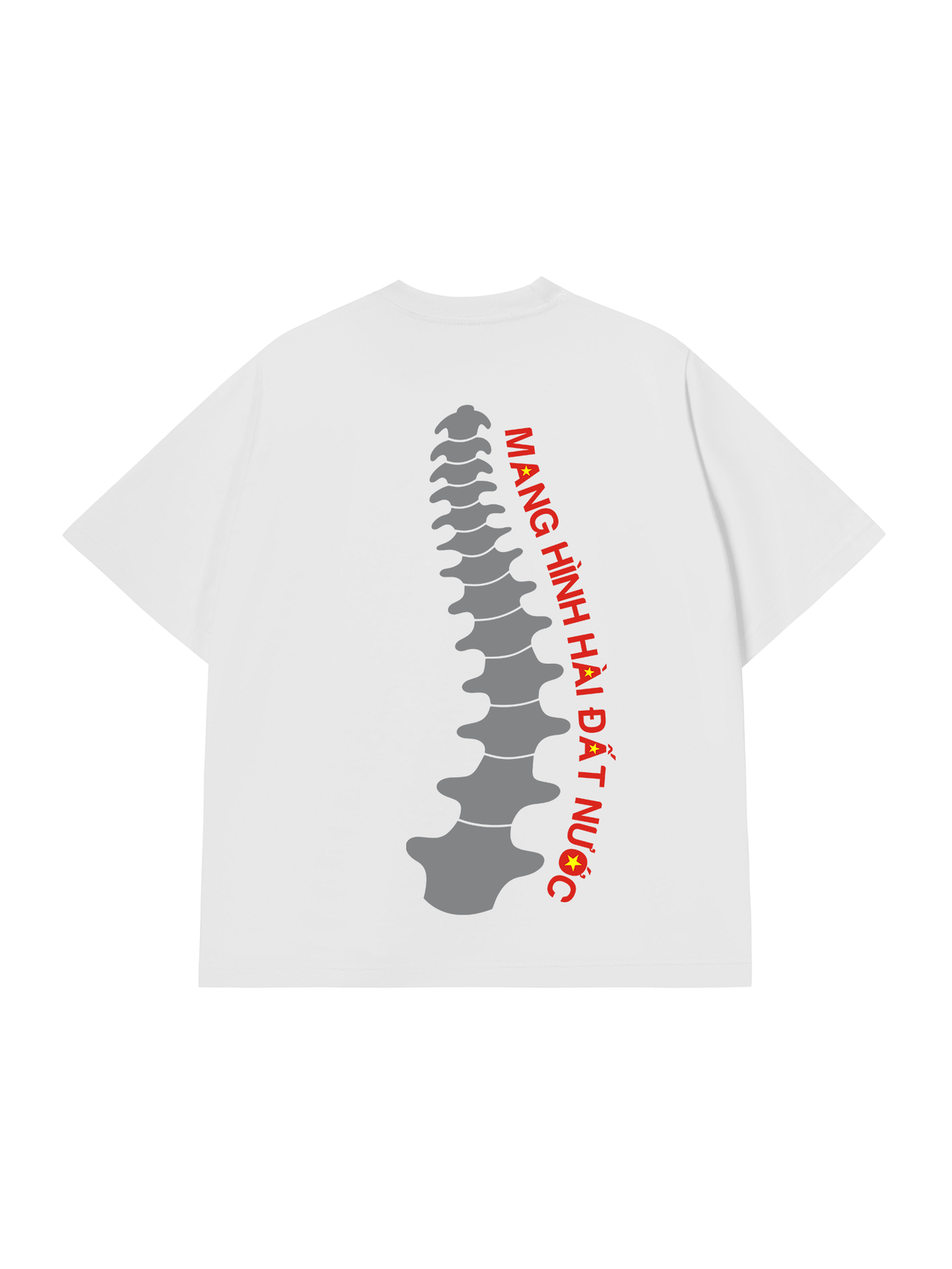 Áo Thun Relaxed Fit Mang Hình Hài Đất Nước