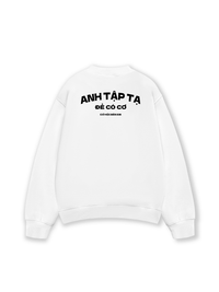 Áo Sweater Nỉ Hai Da Anh Tập Tạ