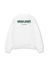 Áo Sweater Nỉ Hai Da Dáng Nuột Không Tuột Mất Em