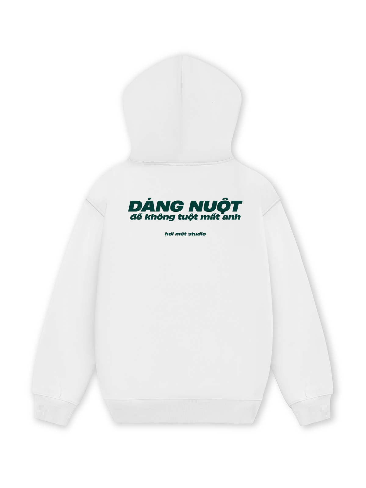 Áo Hoodie Nỉ Hai Da Dáng Nuột Không Tuột Mất Anh