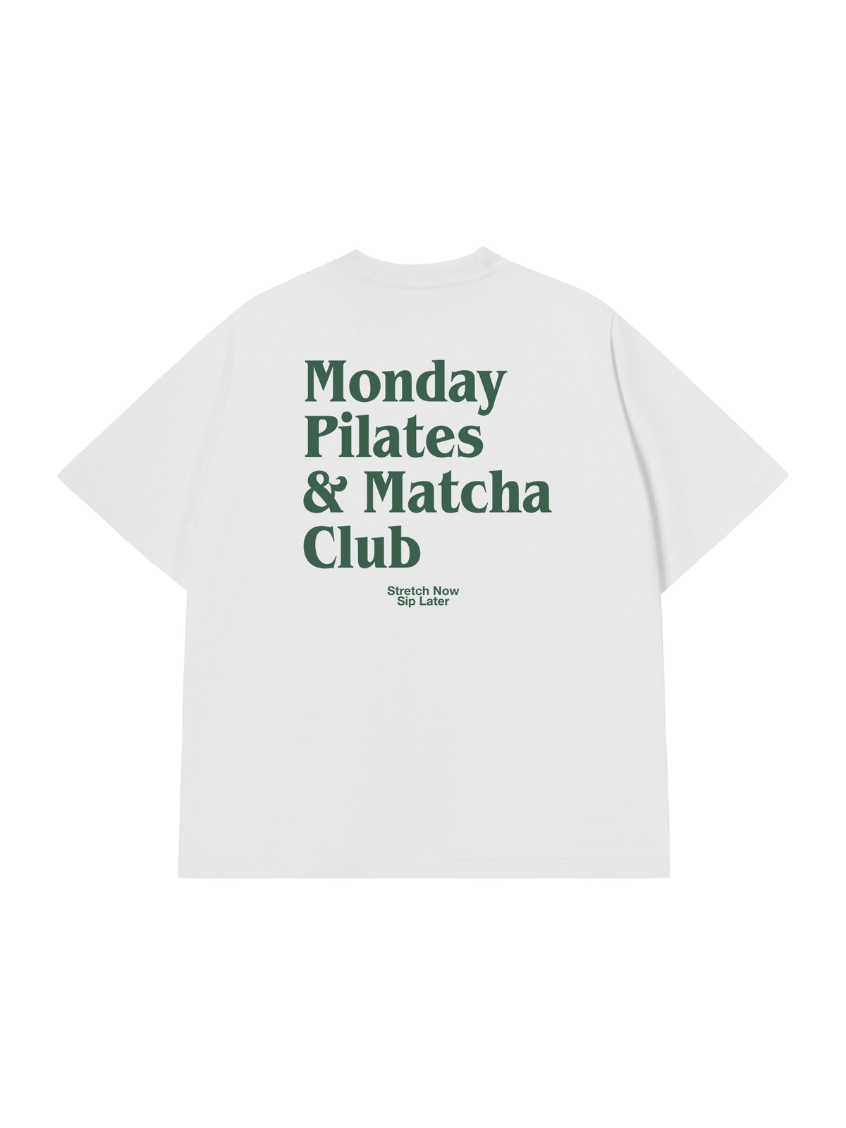 Áo Thun Relaxed Fit Monday Pilates & Matcha
