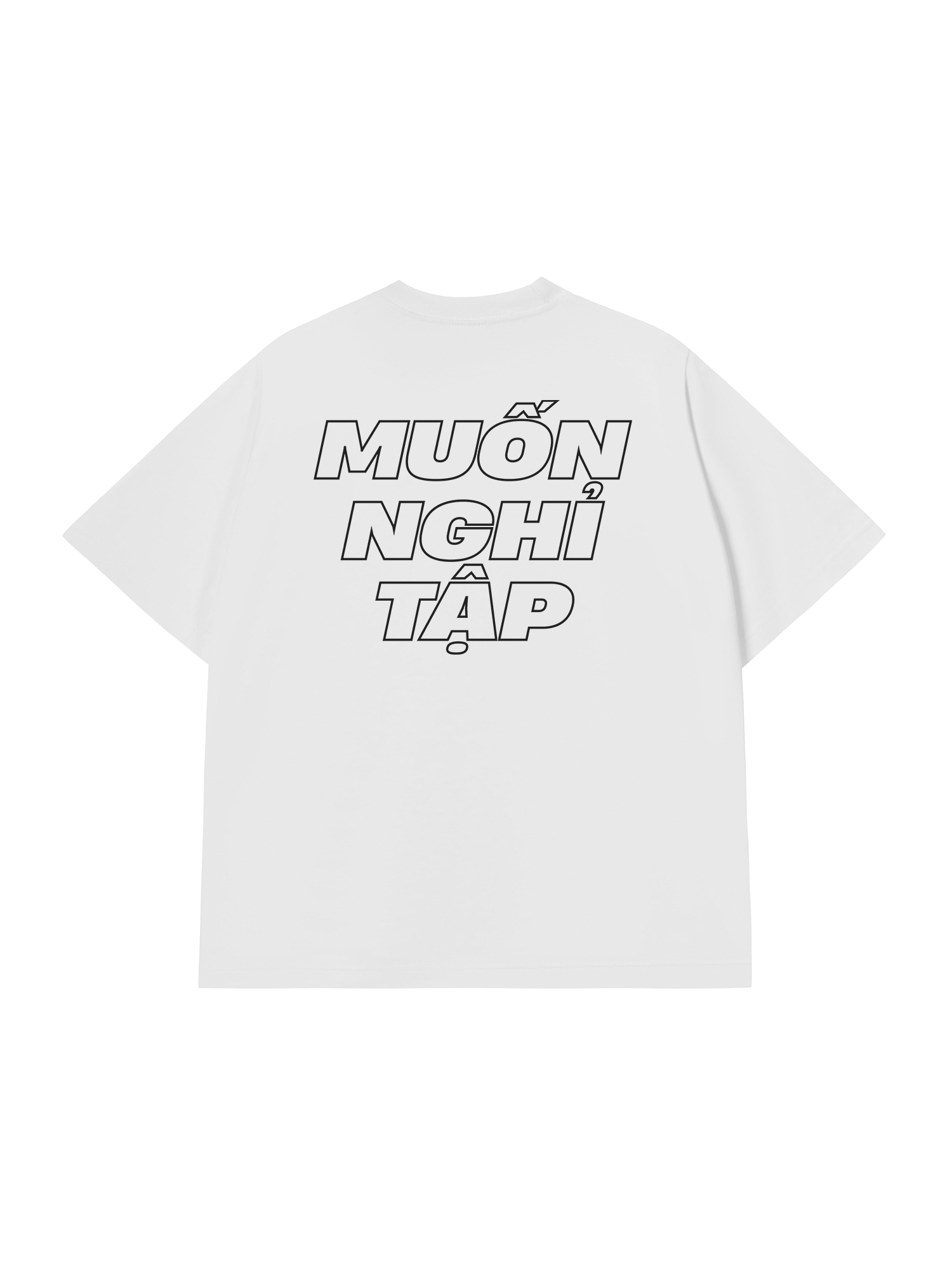 Áo Thun Relaxed Fit Muốn Nghỉ Tập Tạ