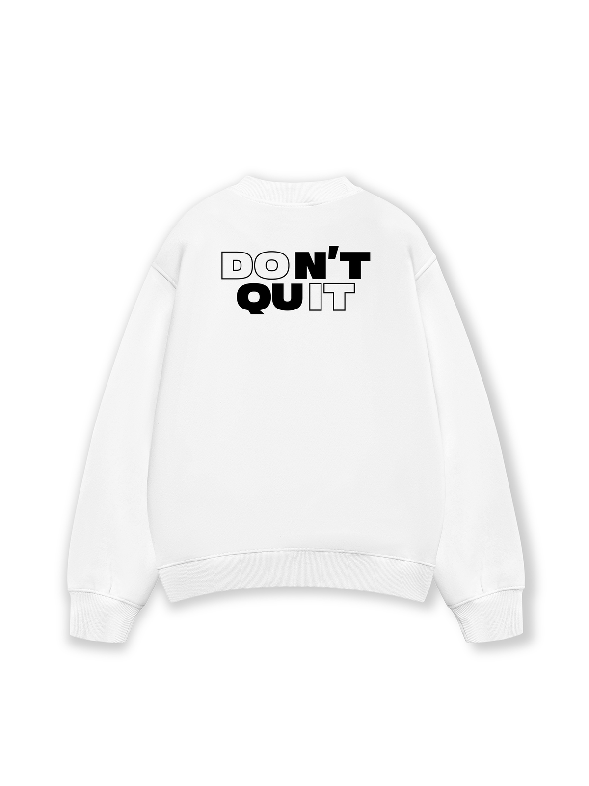 Áo Sweater Nỉ Hai Da Don't Quit
