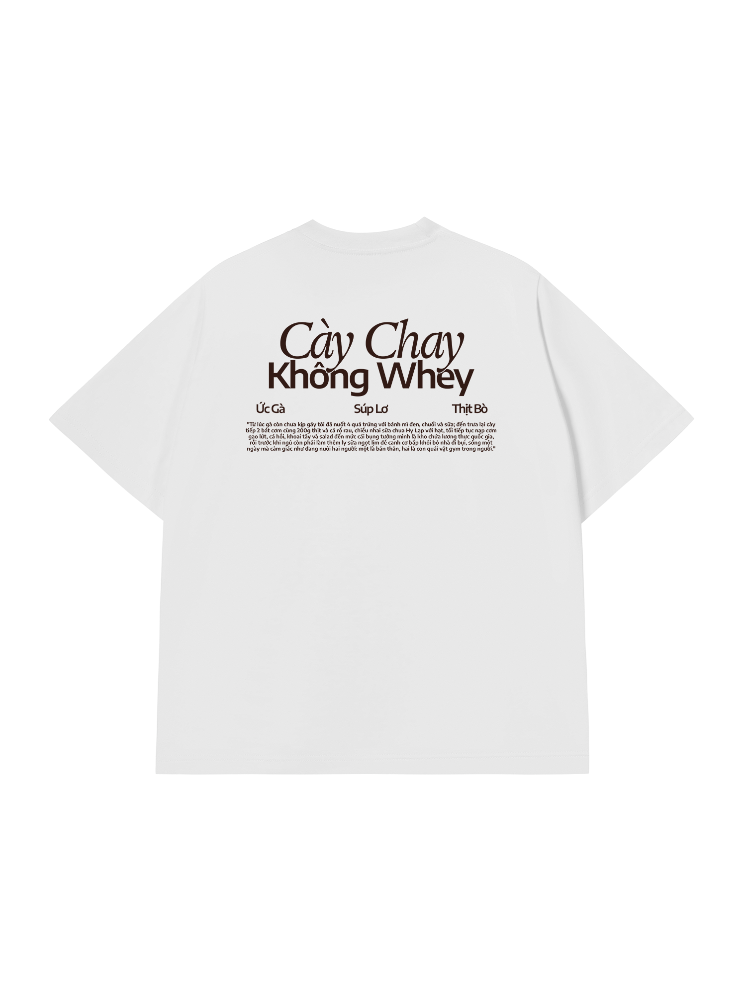Áo Thun Relaxed Fit Cày Chay Không Whey