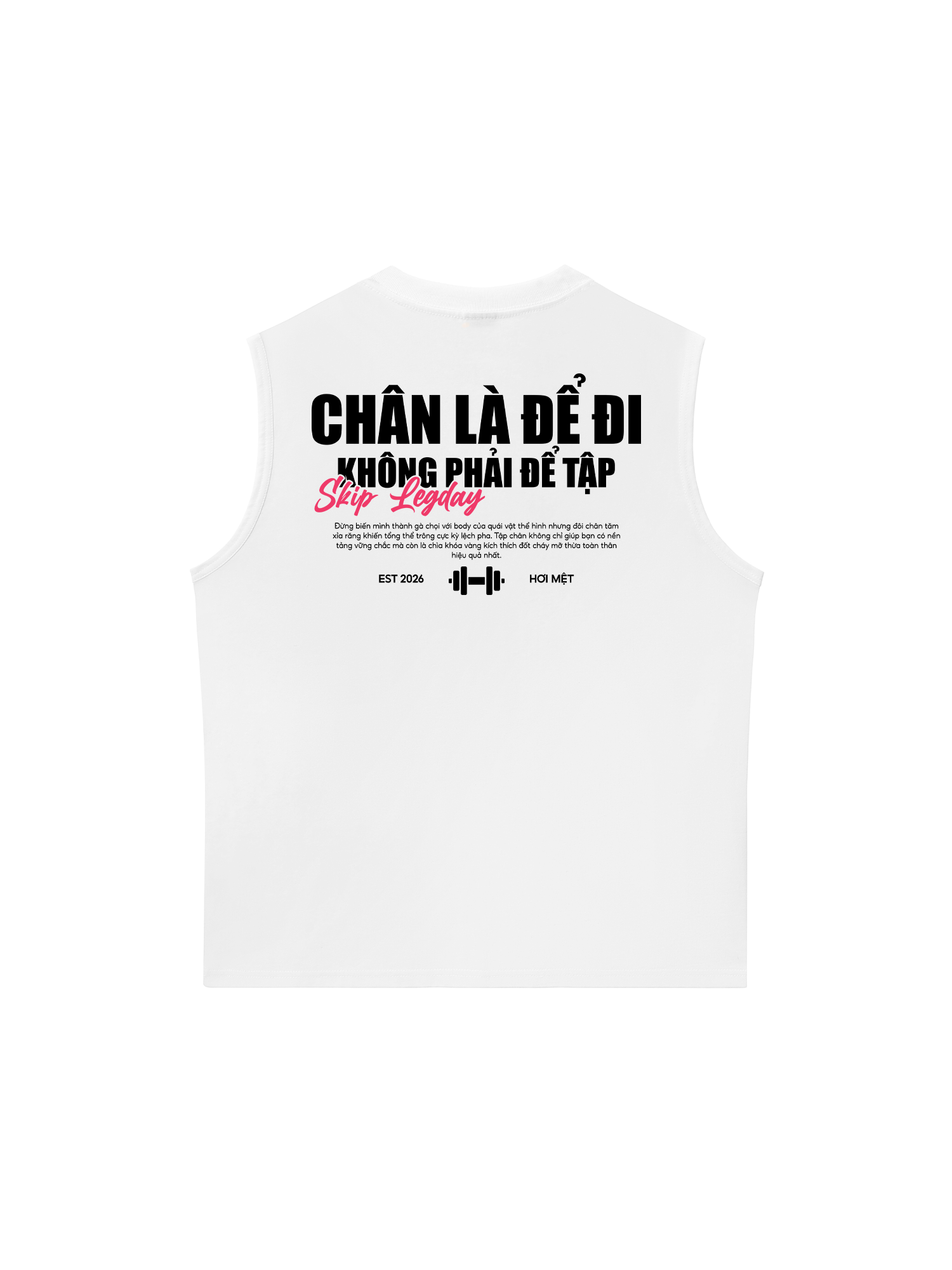 Áo Ba Lỗ Relaxed Fit Chân Là Để Đi